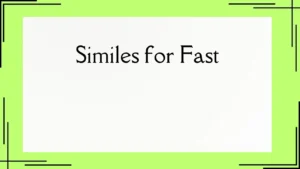 Read more about the article Similes for Fast: Express Speed Like a Pro