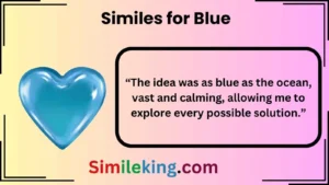 Read more about the article Similes for Blue: Creative & Vivid Examples<div class="last-updated" style="font-size:14px; font-weight:bold; color:#444; background:#f5f5f5; padding:10px; border-radius:5px; margin-top:10px; margin-bottom:20px;">
                 Last updated: April 22, 2025 at 5:37 am by Charles
            </div>