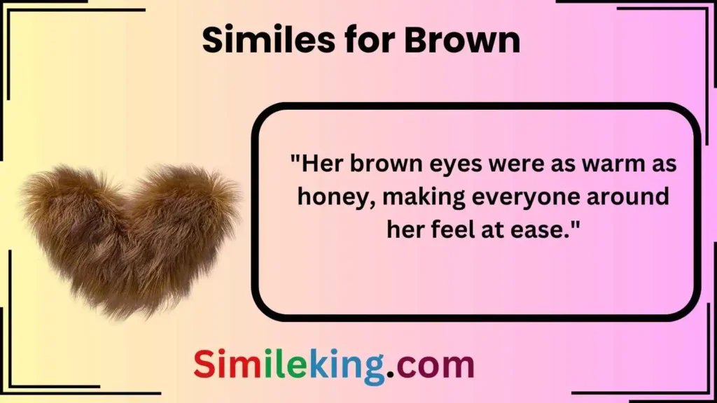 Similes for Brown