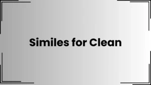 Read more about the article Similes for Clean That Shine Bright<div class="last-updated" style="font-size:14px; font-weight:bold; color:#444; background:#f5f5f5; padding:10px; border-radius:5px; margin-top:10px; margin-bottom:20px;">
                 Last updated: April 17, 2025 at 4:53 am by Charles
            </div>