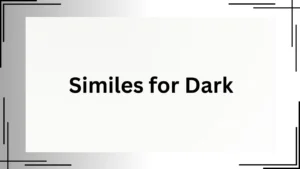 Read more about the article Similes for Dark: Best Examples & Meanings<div class="last-updated" style="font-size:14px; font-weight:bold; color:#444; background:#f5f5f5; padding:10px; border-radius:5px; margin-top:10px; margin-bottom:20px;">
                 Last updated: April 30, 2025 at 7:07 am by Charles
            </div>
