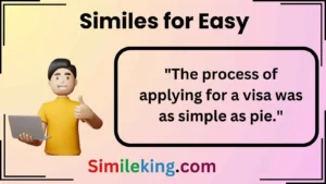Read more about the article 25+ Similes for Easy (With Examples!)<div class="last-updated" style="font-size:14px; font-weight:bold; color:#444; background:#f5f5f5; padding:10px; border-radius:5px; margin-top:10px; margin-bottom:20px;">
                 Last updated: April 30, 2025 at 7:23 am by Charles
            </div>