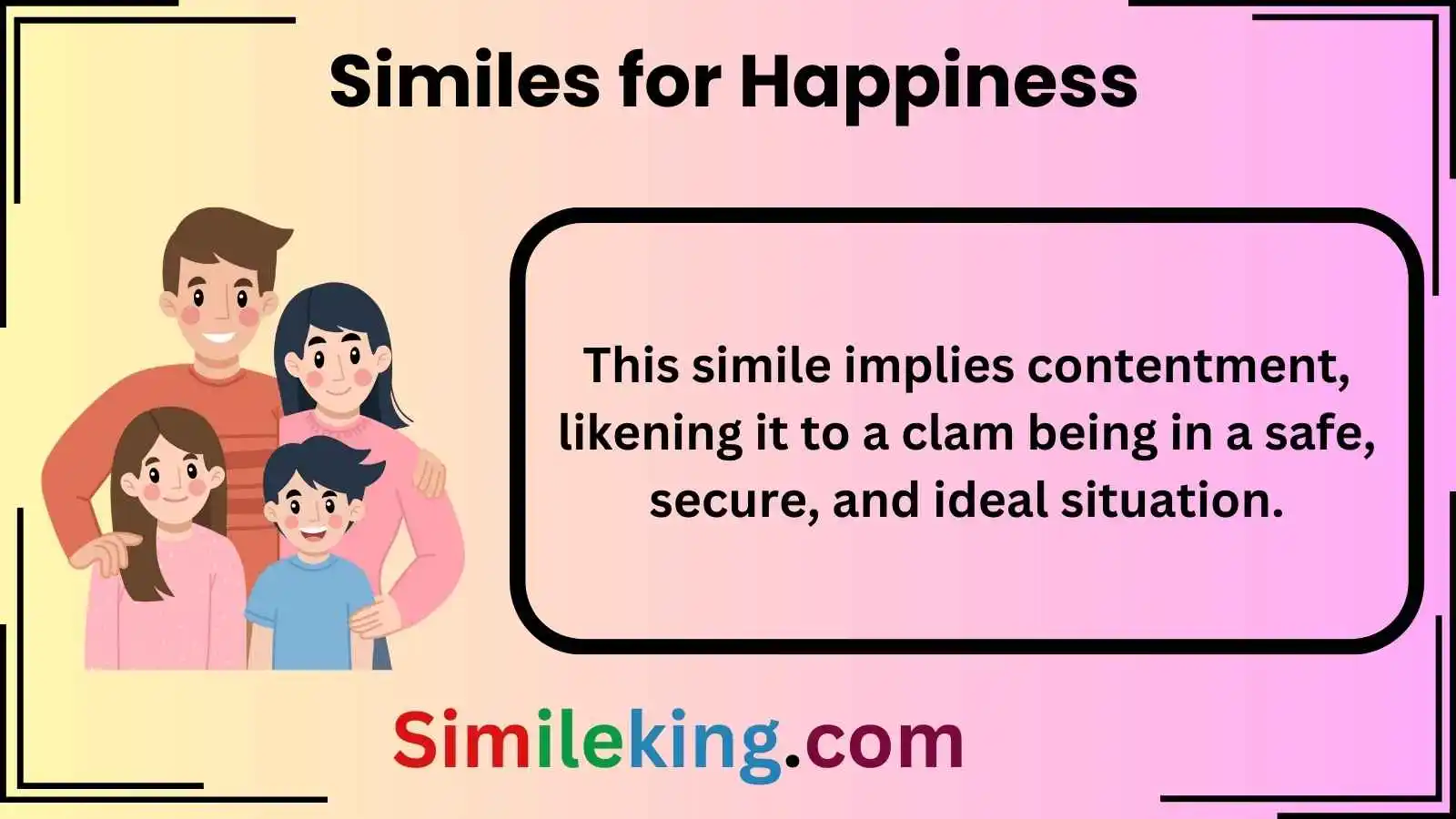 Similes for Happiness