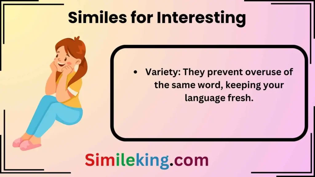 Similes for Interesting