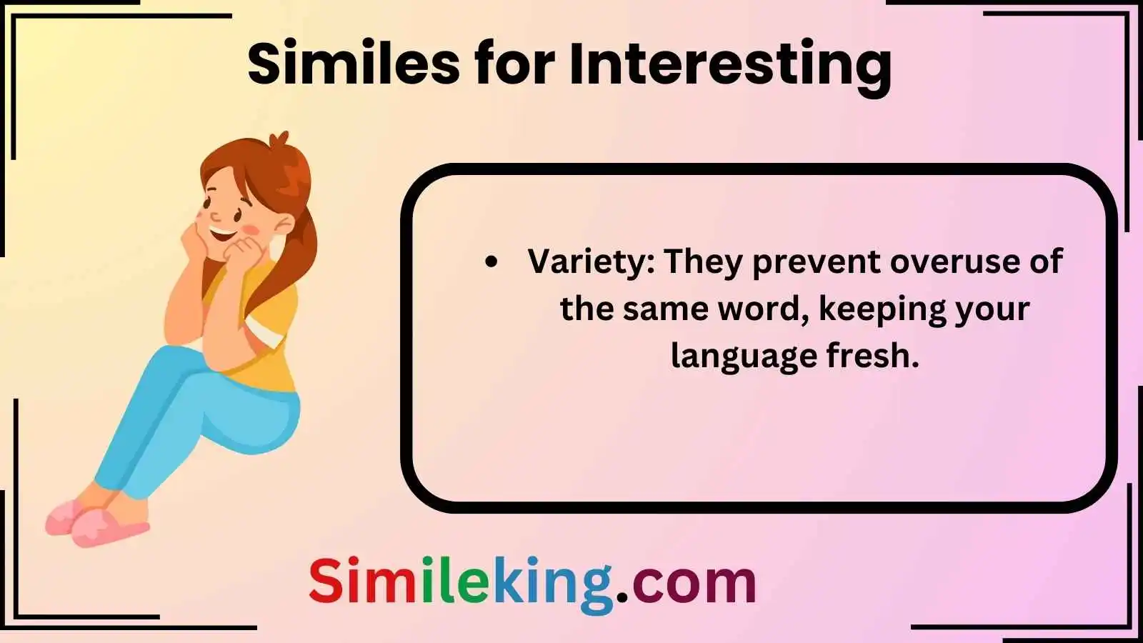 Similes for Interesting
