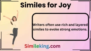 Read more about the article Similes for Joy: Express Happiness Like Never Before<div class="last-updated" style="font-size:14px; font-weight:bold; color:#444; background:#f5f5f5; padding:10px; border-radius:5px; margin-top:10px; margin-bottom:20px;">
                 Last updated: April 28, 2025 at 6:26 am by Charles
            </div>