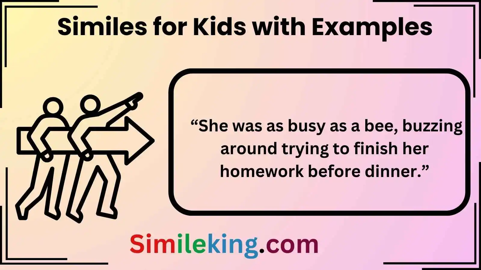 Similes for Kids with Examples