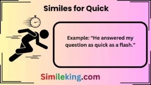 Read more about the article 25+ Similes for Quick That Capture Speed Perfectly
