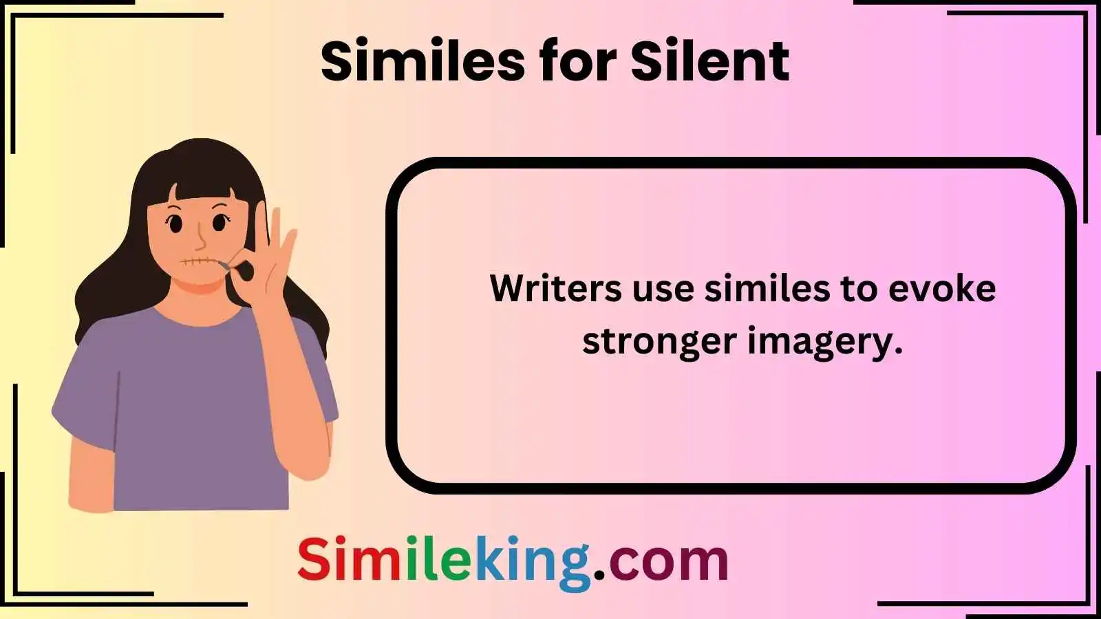 Similes for Silent
