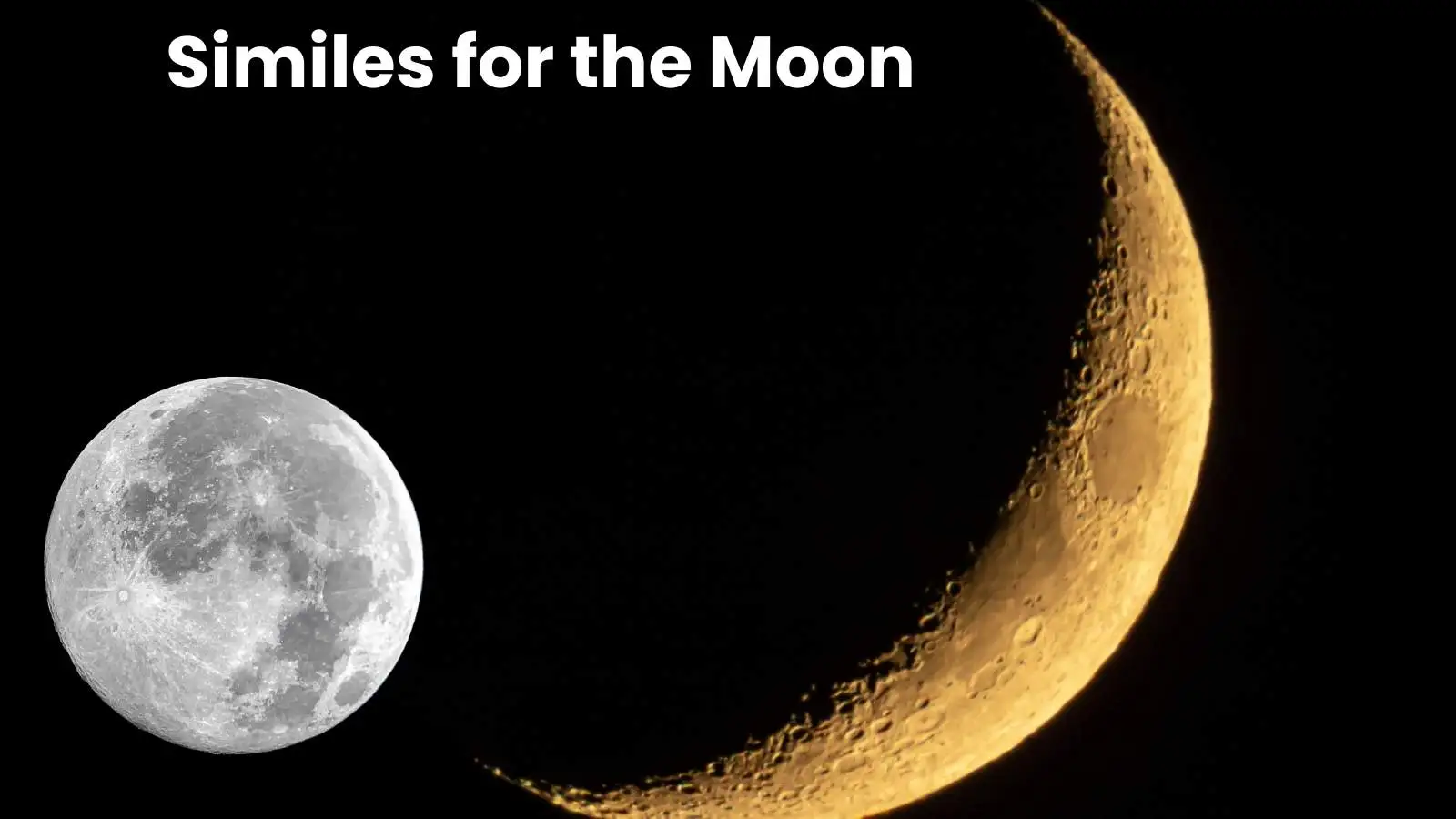 Similes for the Moon