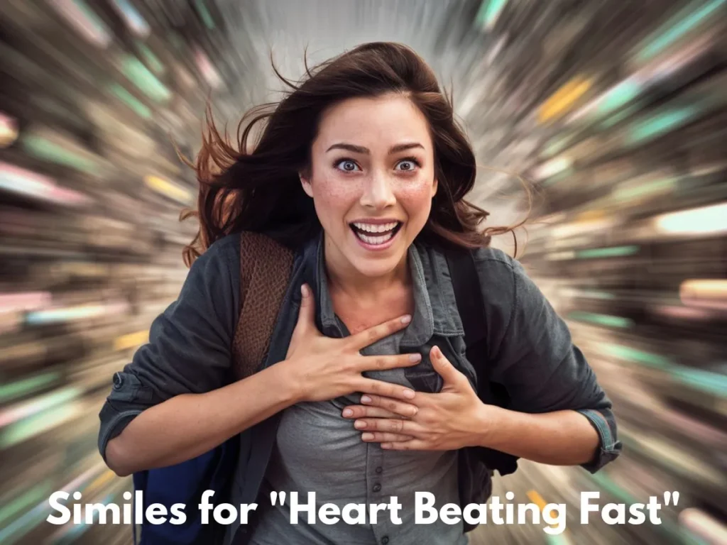 Similes for "Heart Beating Fast"