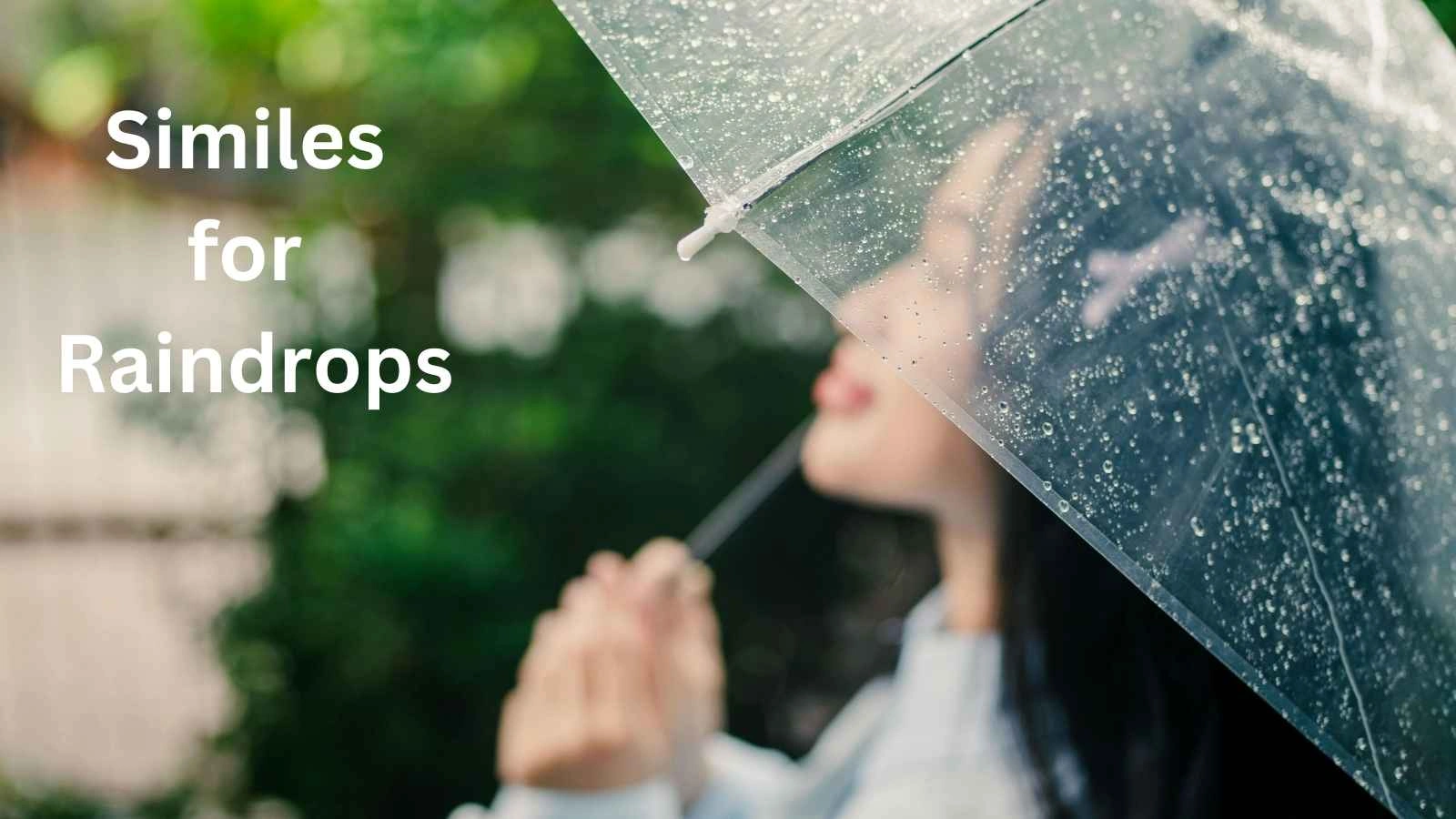 Read more about the article 20+ Similes for Raindrops