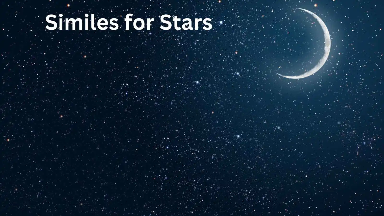 Read more about the article 20+ Similes for Stars