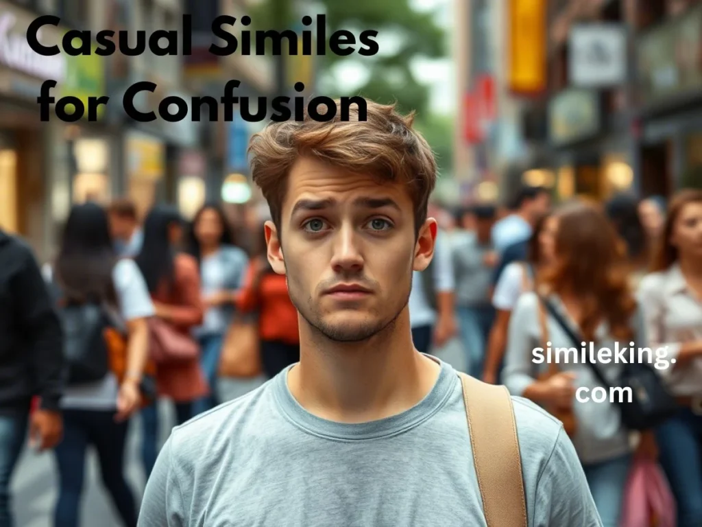 Casual Similes for Confusion