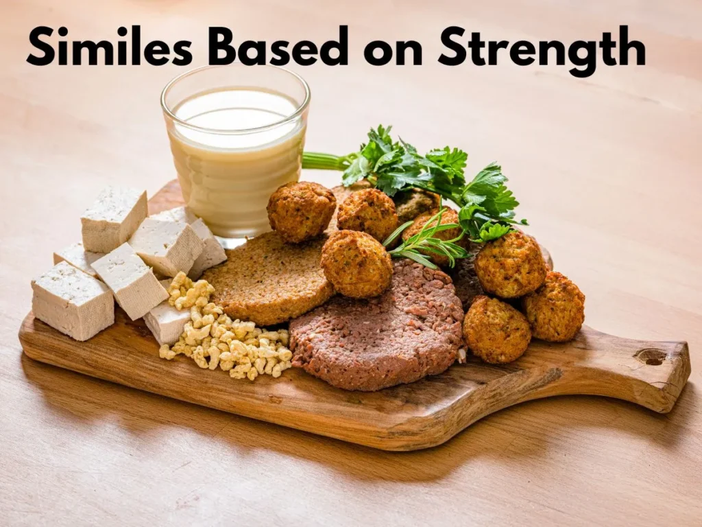 Similes Based on Strength