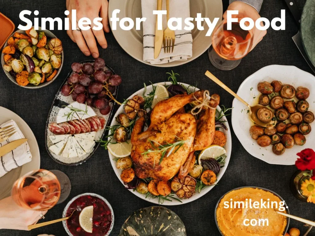 Similes for Tasty Food