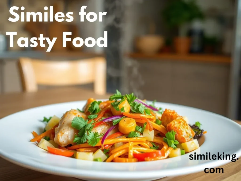 Similes for Tasty Food