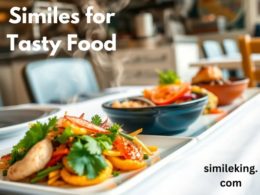 Similes for Tasty Food