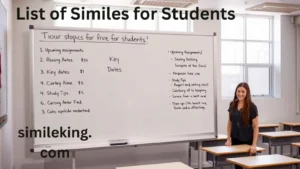 Read more about the article  15+ List of Similes for Students<div class="last-updated" style="font-size:14px; font-weight:bold; color:#444; background:#f5f5f5; padding:10px; border-radius:5px; margin-top:10px; margin-bottom:20px;">
                 Last updated: May 8, 2025 at 5:49 am by Charles
            </div>