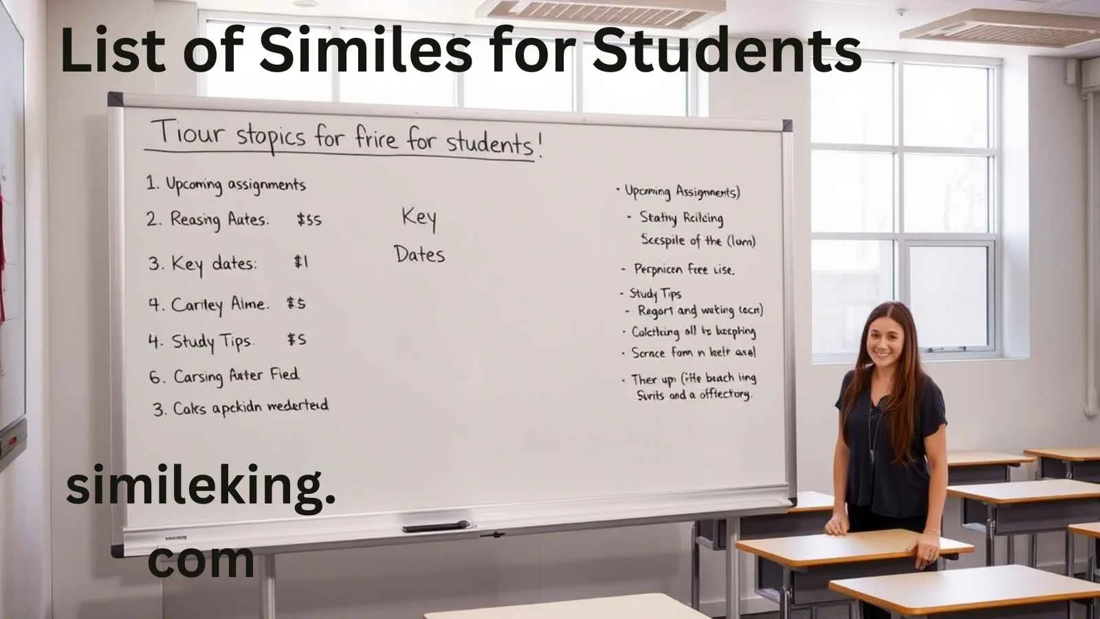 List of Similes for Students
