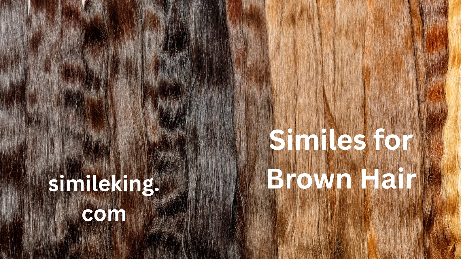 Similes for Brown Hair