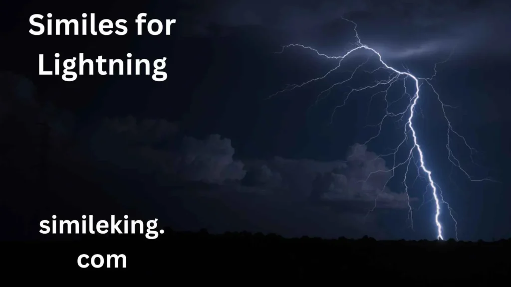 Similes for Lightning