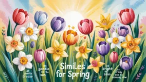 Read more about the article 10+ Metaphors and Similes for Spring<div class="last-updated" style="font-size:14px; font-weight:bold; color:#444; background:#f5f5f5; padding:10px; border-radius:5px; margin-top:10px; margin-bottom:20px;">
                 Last updated: May 26, 2025 at 7:12 am by Charles
            </div>