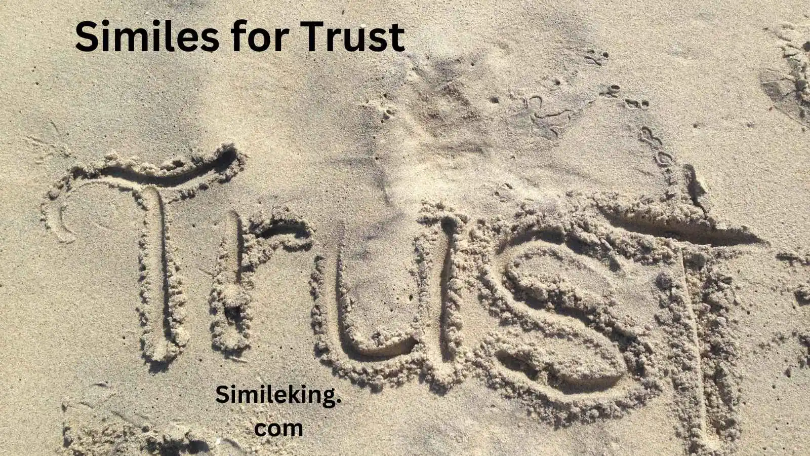 Similes for Trust