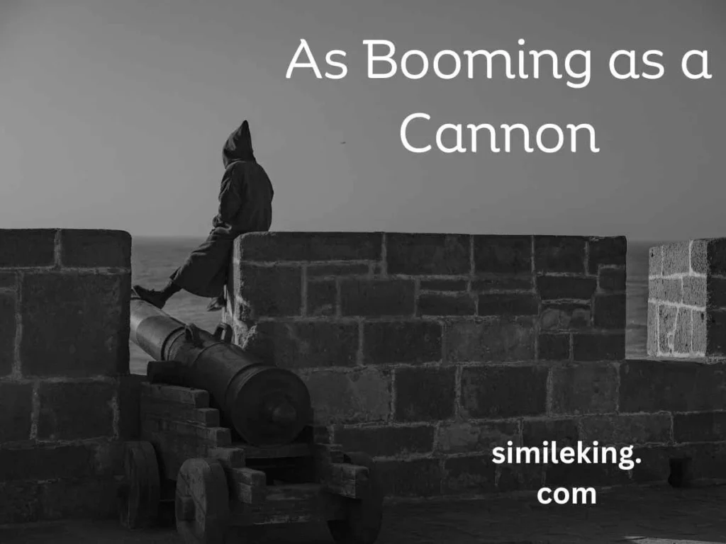As Booming as a Cannon