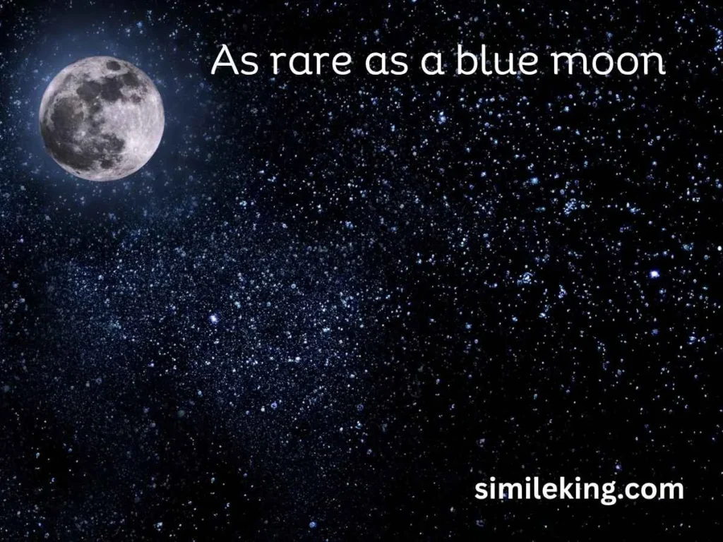 As rare as a blue moon