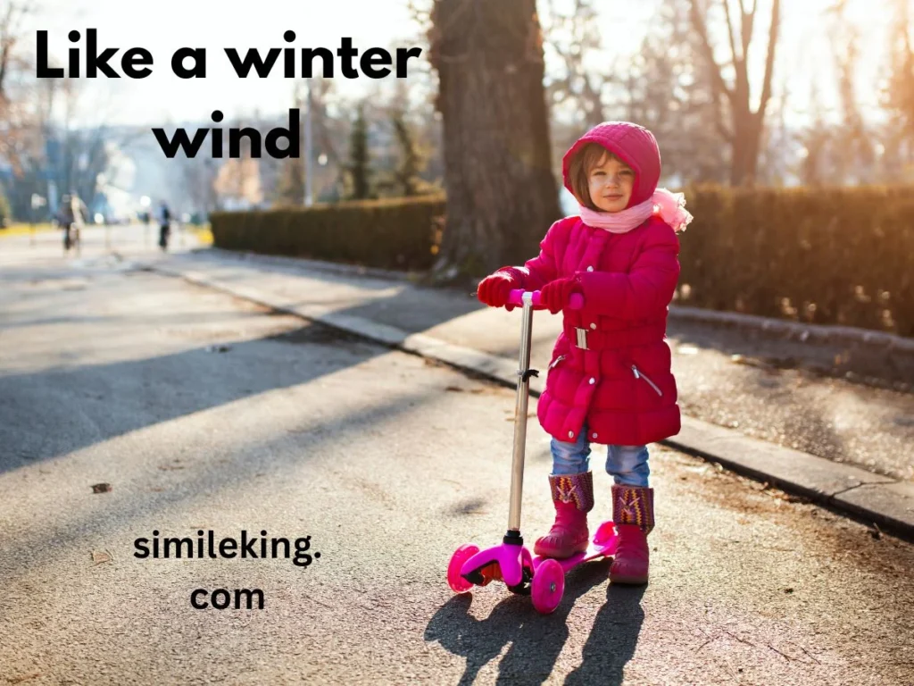 Like a winter wind