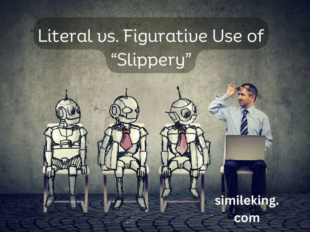 Literal vs. Figurative Use of “Slippery”