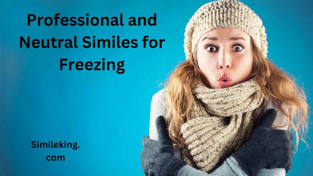 Professional and Neutral Similes for Freezing
