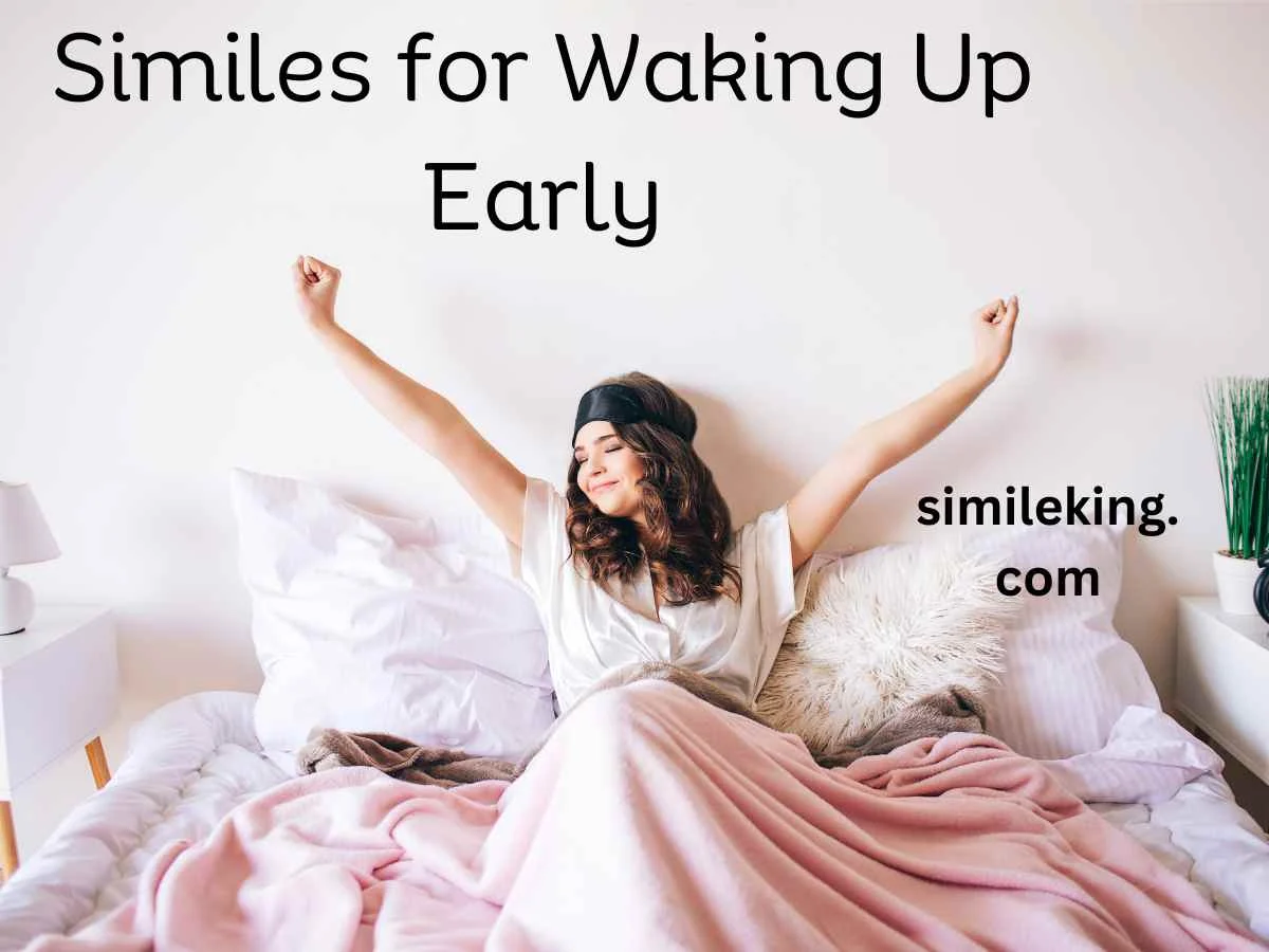 Read more about the article 10+ Similes for Waking Up Early