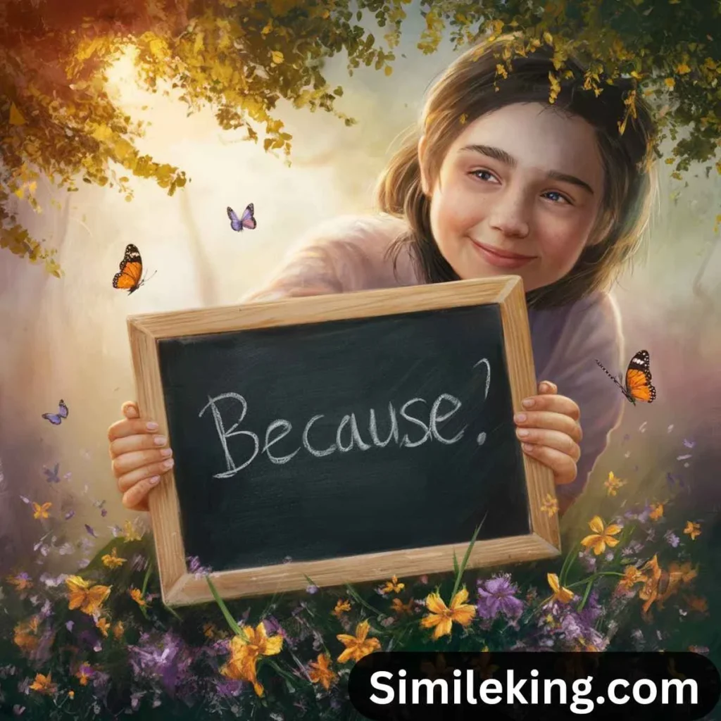Similes in Because Ground