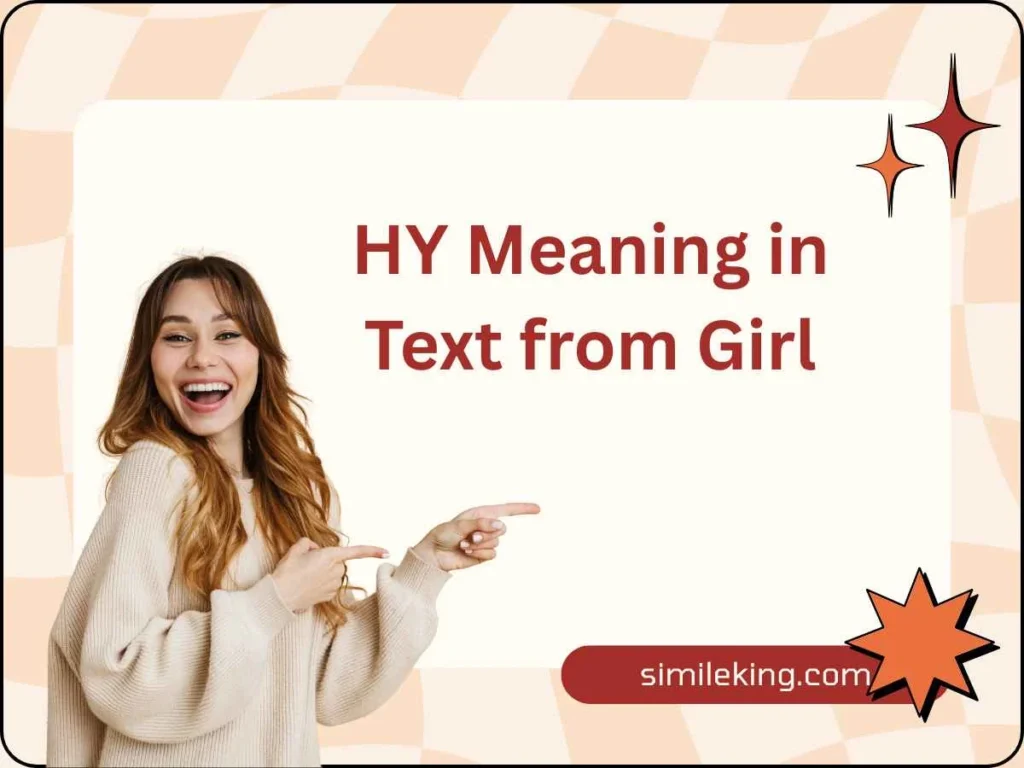 HY Meaning in Text from Girl