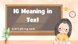 Read more about the article IG Meaning in Text: Definition, Usage, and Best Alternatives in 2025<div class="last-updated" style="font-size:14px; font-weight:bold; color:#444; background:#f5f5f5; padding:10px; border-radius:5px; margin-top:10px; margin-bottom:20px;">
                 Last updated: August 21, 2025 at 4:56 am by Charles
            </div>