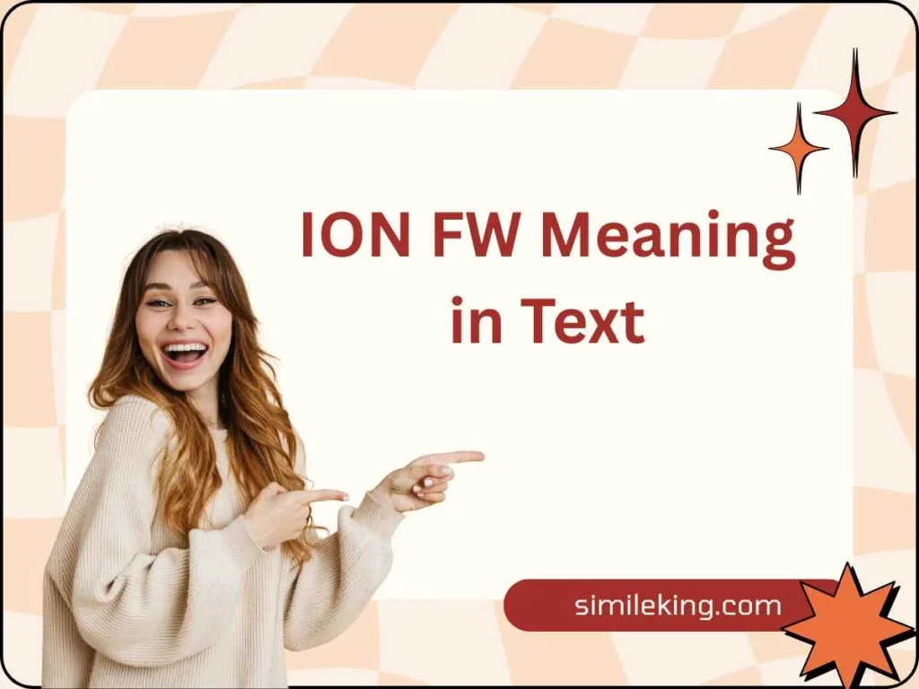 ION FW Meaning in Text