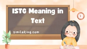 Read more about the article ISTG Meaning in Text: Definition, Usage, and Alternatives in 2025<div class="last-updated" style="font-size:14px; font-weight:bold; color:#444; background:#f5f5f5; padding:10px; border-radius:5px; margin-top:10px; margin-bottom:20px;">
                 Last updated: August 16, 2025 at 4:59 am by Charles
            </div>