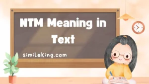 Read more about the article NTM Meaning in Text: Definition, Usage, and Best Alternatives in 2025<div class="last-updated" style="font-size:14px; font-weight:bold; color:#444; background:#f5f5f5; padding:10px; border-radius:5px; margin-top:10px; margin-bottom:20px;">
                 Last updated: August 23, 2025 at 5:53 am by Charles
            </div>