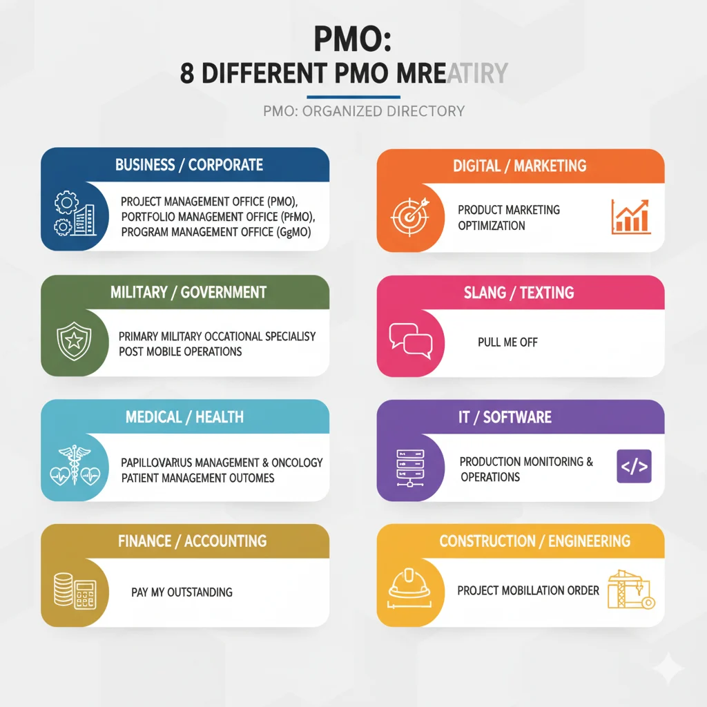 Comprehensive PMO Meanings Directory