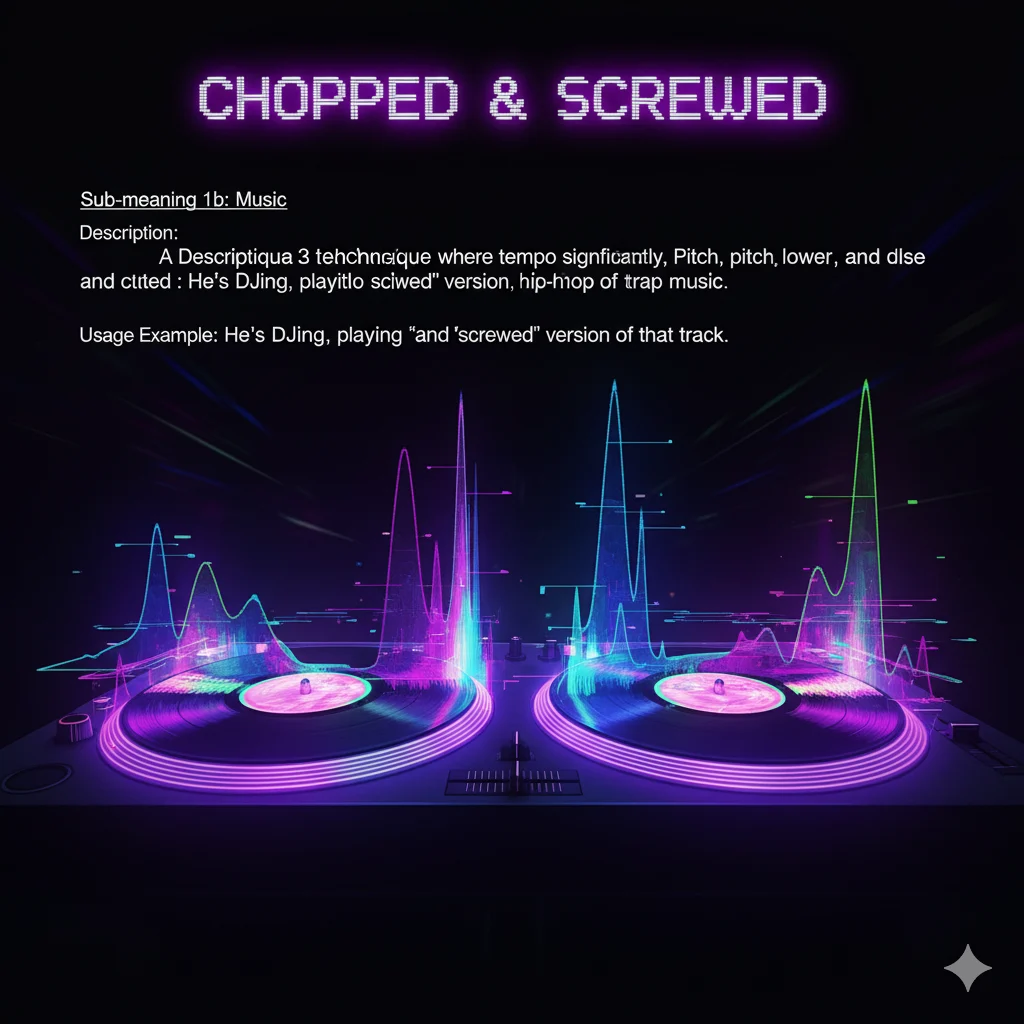 Comprehensive Chopped Meanings Dictionary