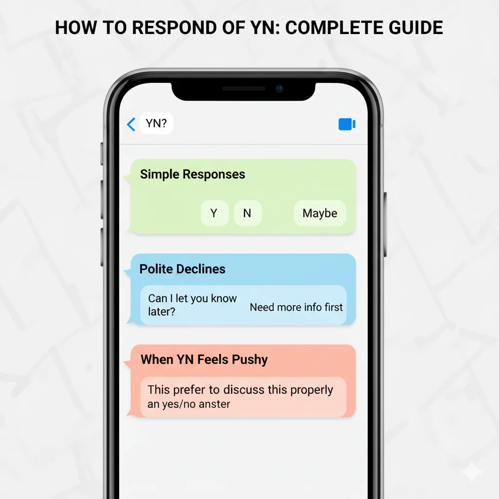 How to Respond to YN: Complete Guide